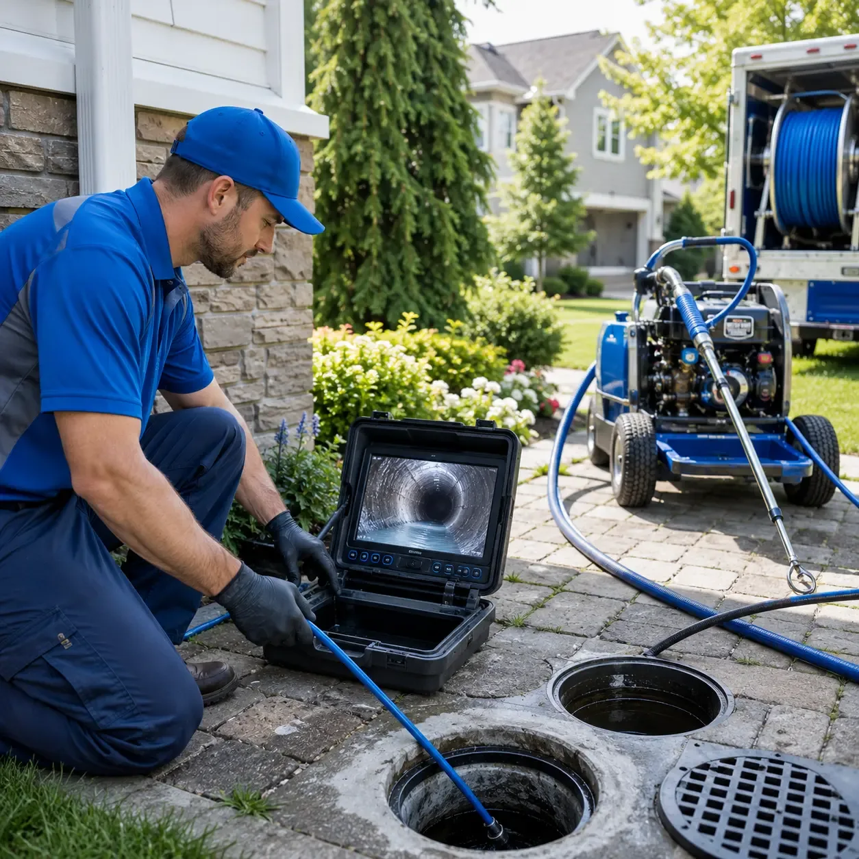 Outdoor drain cleaning professionals serving Saint Jacob, IL