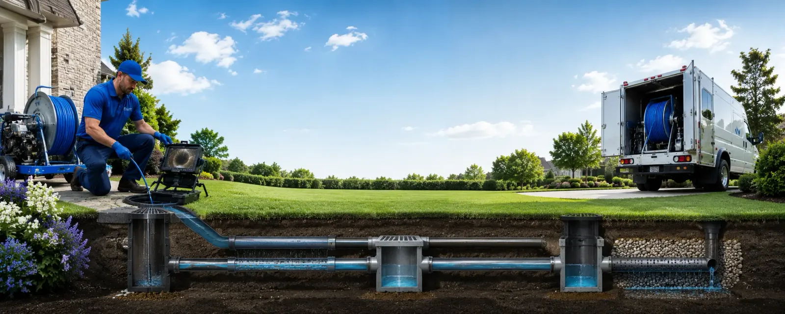 Outdoor drain cleaning information for Saint Jacob, IL
